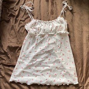 For Love and Lemons blossom pointelle slip